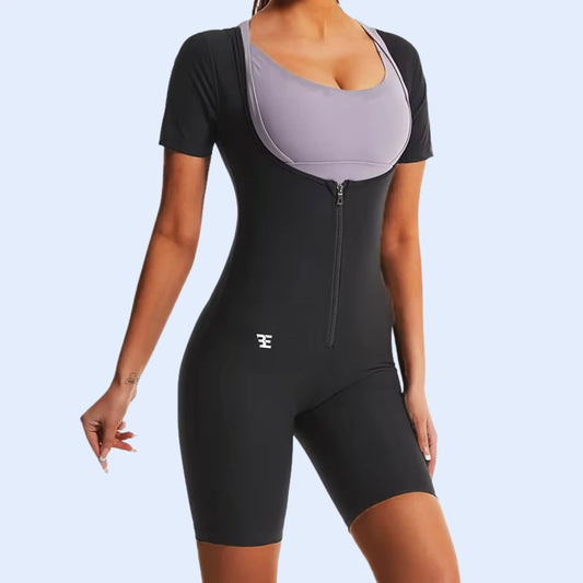 BurnEdges Women's High-Compression Sauna Bodysuit