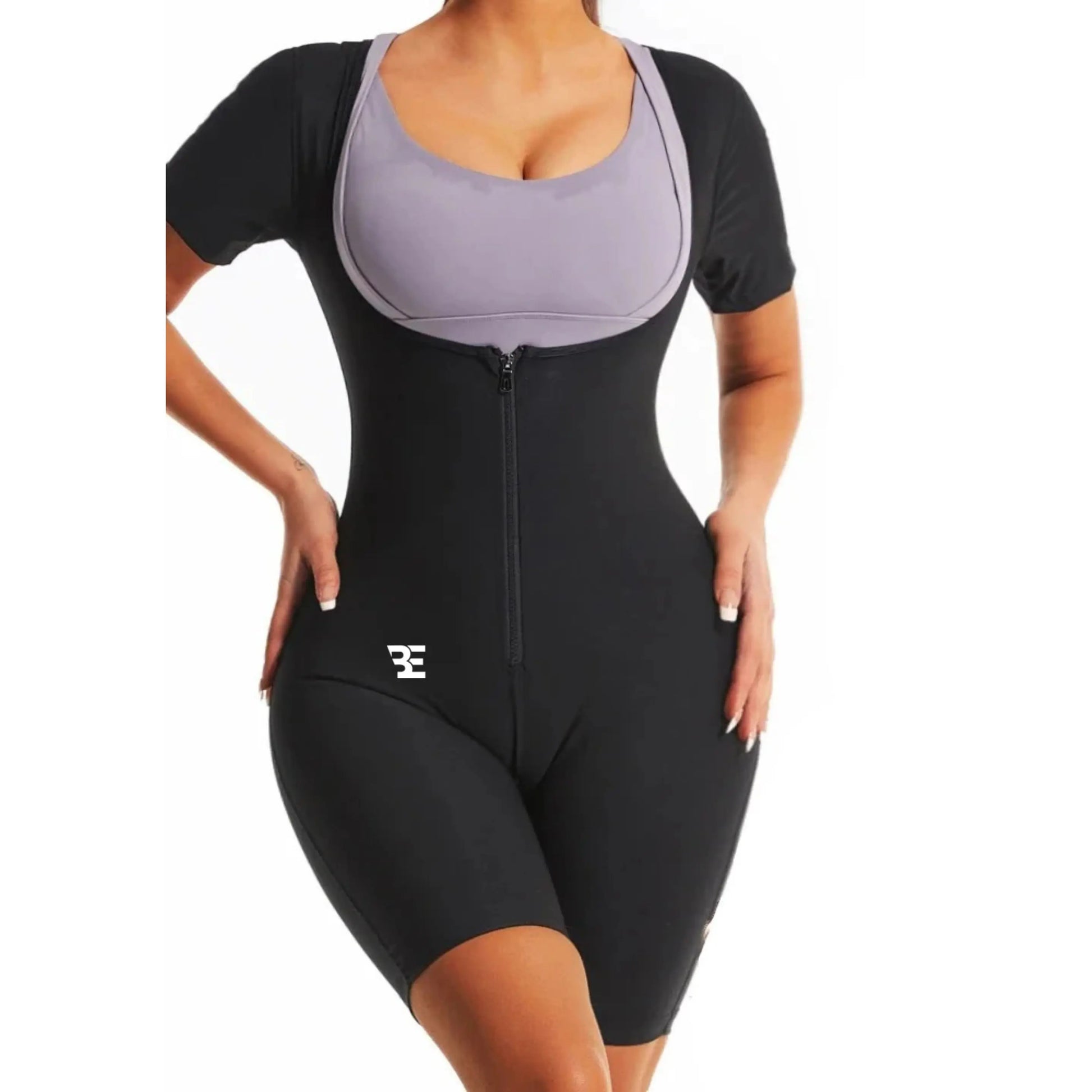 BurnEdges Women's High-Compression Sauna Bodysuit