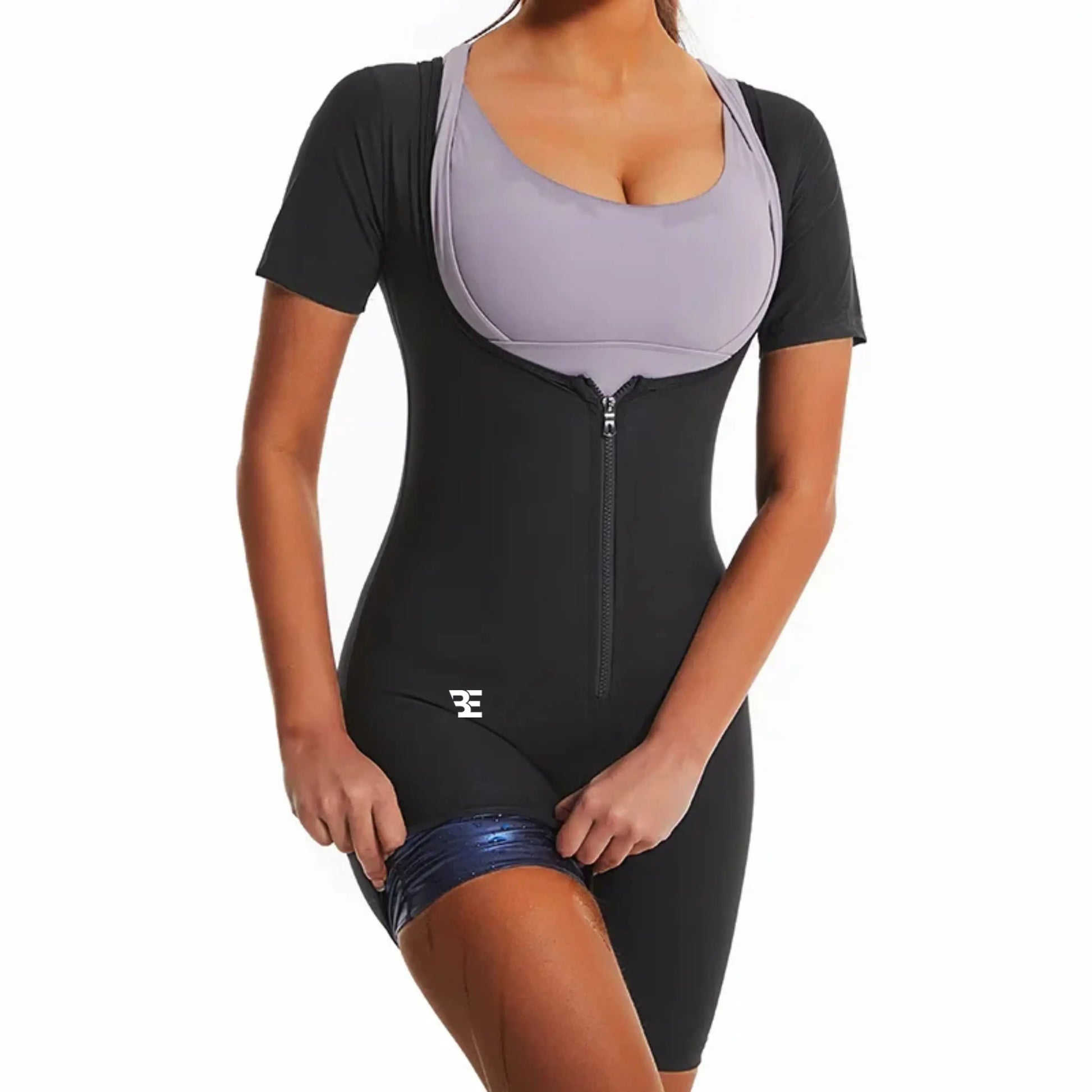 BurnEdges Women's High-Compression Sauna Bodysuit