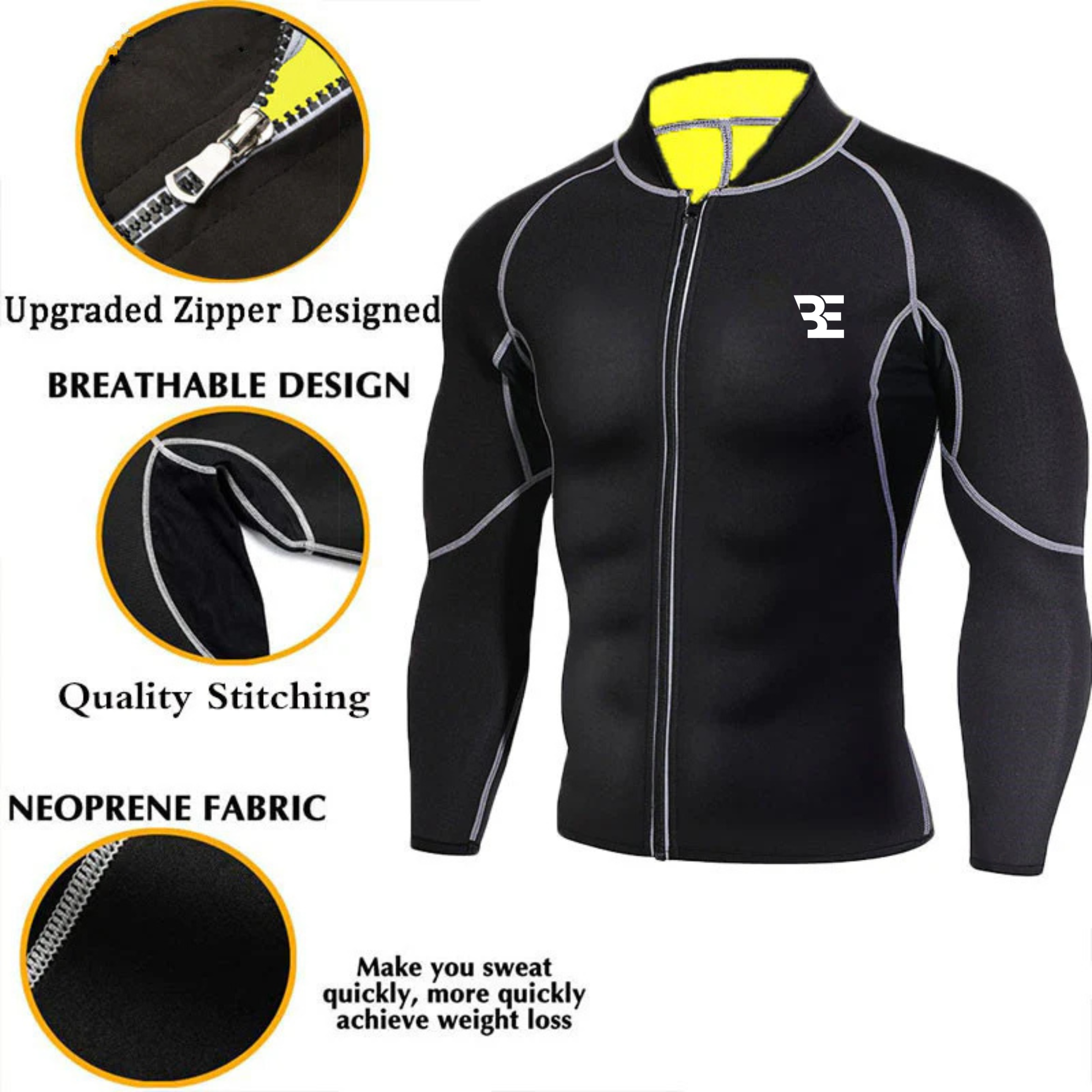 Body Sculpting Sauna Suit For Weight Loss