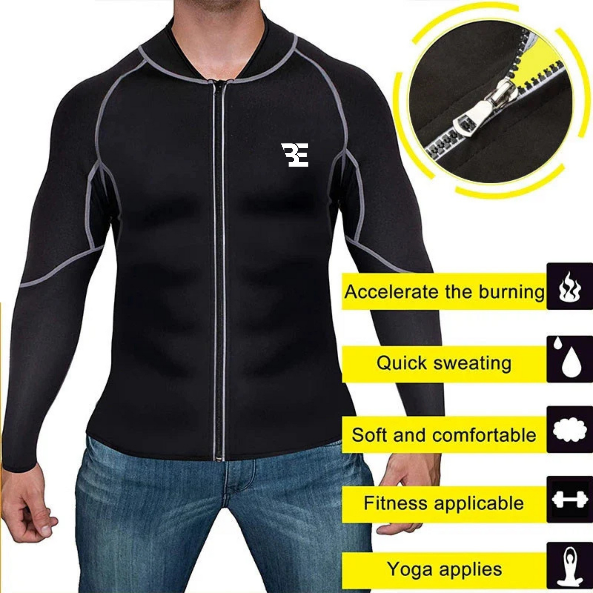 Body Sculpting Sauna Suit For Weight Loss