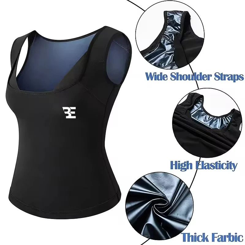 Women/Men Fat Burning Sauna Tank Top